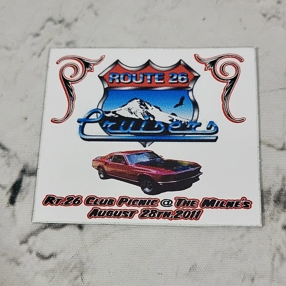 Cruise-Ins Annual Hot Rod Car Shows Annual Fridge Magnets Handmade Lot Of 5